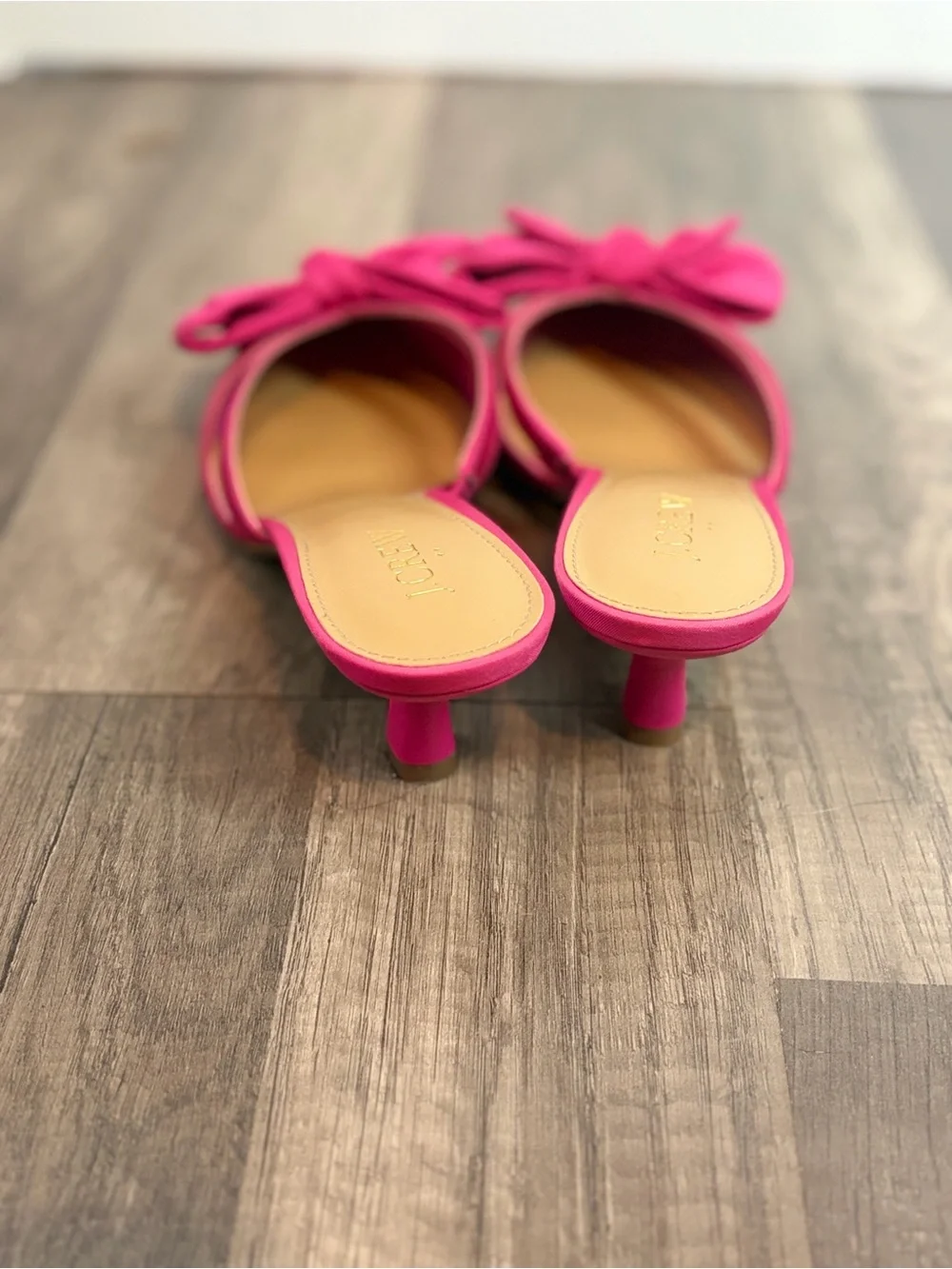 J.Crew Bow heeled Mules